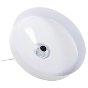 Chandelier Hm4159.02 with white metal shade D40x116hcm