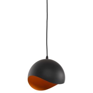 Chandelier Hm4165,01 metal sphere color black/orange D20x118hcm