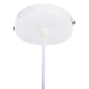Chandelier Hm4165,02 metal sphere color white/orange D20x118hcm