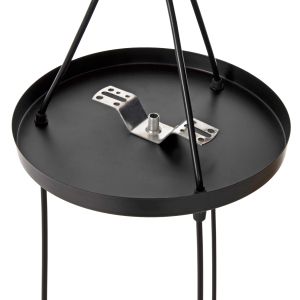 Chandelier Hm4182 3 with black metal pyramid shade D23x124hcm