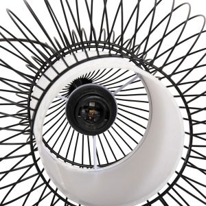 Полилей Hm4185 черен метален D30x115hcm