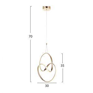 Chandelier Hm7509.02 30x30x70