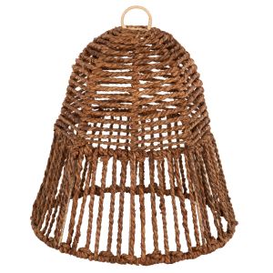 Chandelier Hm7858 banana leaf fiber in brown color D41x41-136hcm