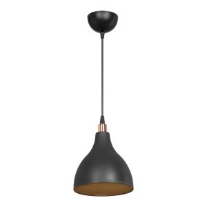 Полилей Lofty E27 в черен цвят D18x56cm
