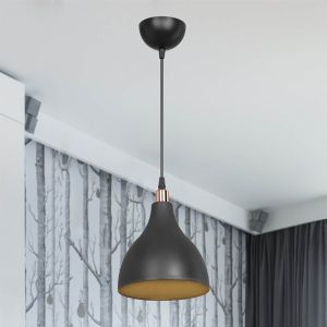 Полилей Lofty E27 в черен цвят D18x56cm