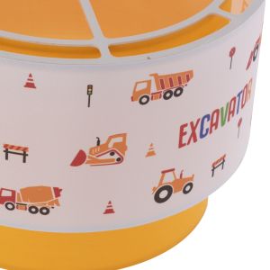 Pendant chandelier for children's room with double white-yellow drum Hm7572,04
