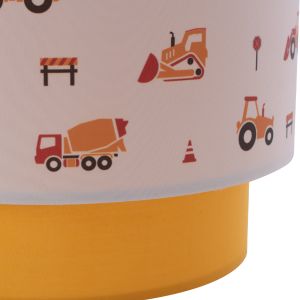 Pendant chandelier for children's room with double white-yellow drum Hm7572,04