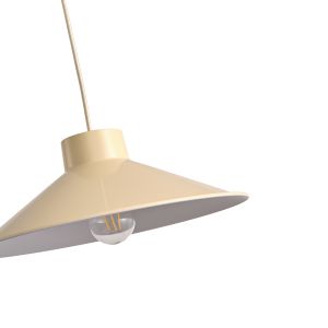Полилей Simple 1xε27 Max15w 360x1150mm гланцово кремаво Arte Illumina Neli