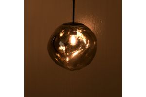 Chandelier Umuco Gloine Chrome-silver lava E27 D38x60cm
