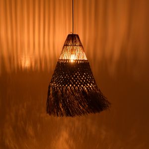 Vajem Mendong chandelier in natural lampshade 50x50x70cm