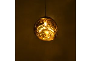 Chandelier Vidro Gloine E27 in gold color 60x15x80cm