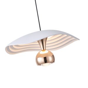 Полилей алуминиев Led 8w 400lm 3000kφ230mm златисти Arte Illumina Enigma