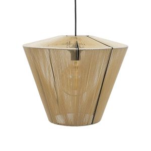 Cream-colored chandelier measuring 40x32cm