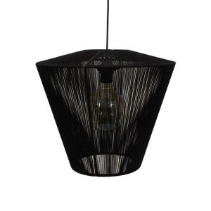 Полилей в черен цвят с размери 40х32cm