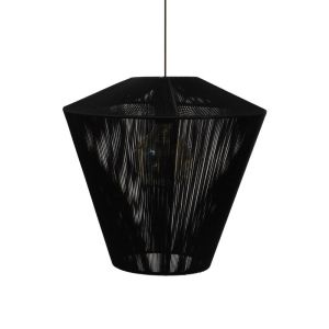 Chandelier in black color with dimensions 50x50cm