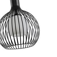 Полилей метал 1xe27 Max15w 340x340x1520mm черно-бяло Arte Illumina Airy