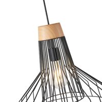 Полилей метал 1xe27 Max15w 360x360x1380mm черно Arte Illumina пискюл