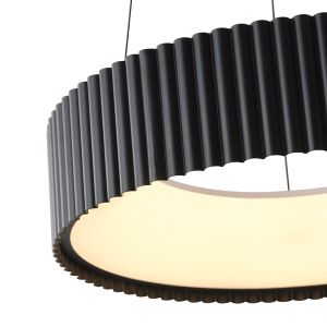 Полилей метал Led 30w 2262lm 3000k Φ470mm черно Arte Illumina Hallo