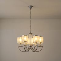 Полилей метал-плат 6 лампи 6xe27 Max15w 450x630mm Arte Illumina Noble
