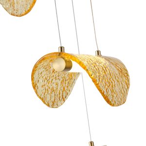 Полилей от алуминий 6w 468lm 3000k 425χ1500mm месинг-златен Arte Illuminawaves