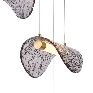 Полилей от алуминий 6w 468lm 3000k Φ425mm бронзово-сиви Arte Illumina Isola