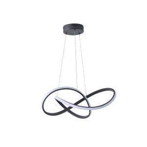 Полилей от алуминий Led 30w 1400lm 3000k Φ60mm черни Arte Illumina Venus