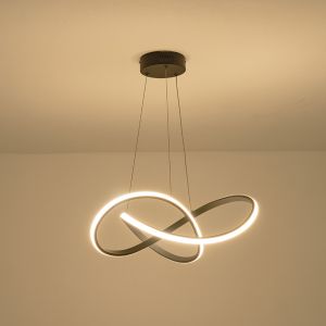 Полилей от алуминий Led 30w 1400lm 3000k Φ60mm черни Arte Illumina Venus