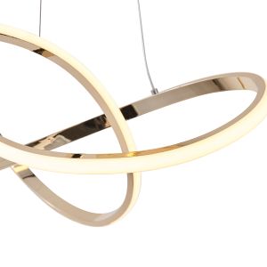Полилей от алуминий Led 30w 2000lm 3000k Φ60mm златисти Arte Illumina Venus