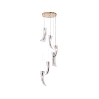 Полилей от алуминий Led 60w 5400lm 3000k 1830x350mm френско злато Arte Illumina Como