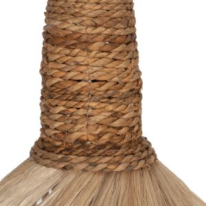 Chandelier made of abaca and banana fibers in natural color 55x55x75hcmhm7774