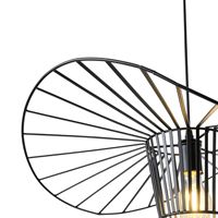 Полилей от метал 1xε27 Max15w 600x600x1270mm черен капак Arte Illumina