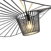 Полилей от метал 1xε27 Max15w 800x800x1270mm черен капак Arte Illumina