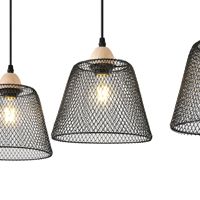 Полилей от метал, 3 лампи, 3xe27, макс. 15w, 370x370x1260 мм, черно, Arte Illumina Net