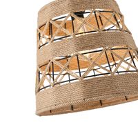 Полилей от метално въже ε27 Max15w 300x300x1350mm черно-каки Arte Illumina Helios