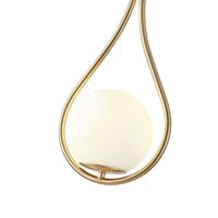 Полилей от стъкло 1xe27 Max15w 210x1490mm бяло Arte Illumina Orba