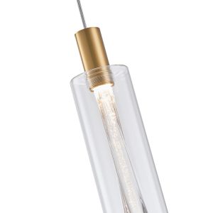 Полилей от стъкло 7.6w 780lm 3000k Φ90x1200mm Arte Illumina Vial