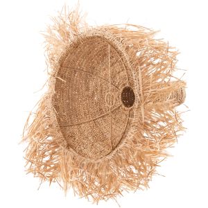 Chandelier made of dry palm leaves with fringes boho style D41.5χ150hcm Hm11923