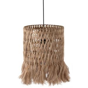 Chandelier with abaca or manila hemp fibers boho style 30x30x40hcm Hm7781