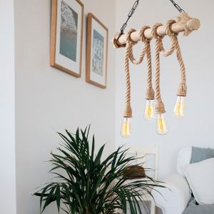 Chandelier with ropes Hm7321 65x8x82cm