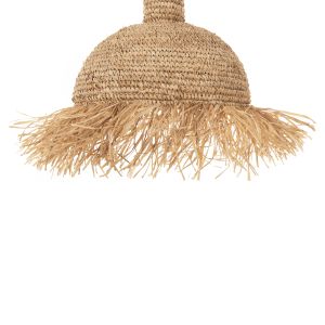 Chandelier with fringes Hm7855 made of dried palm leaves D41.5x48hcm