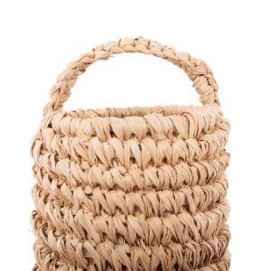 Chandelier with fringes Hm7856 made of dried palm leaves D52.5x55.5hcm