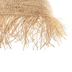 Chandelier with fringes Hm7856 made of dried palm leaves D52.5x55.5hcm