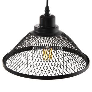 Chandelier black metal mesh D25x115hcm Hm4102