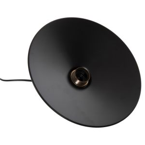 Полилей, черен метал-златен детайл отгоре, D30x109hcm Hm4162