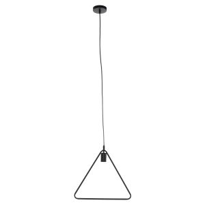 Chandelier, black metal triangle, 38x132hcm Hm4096