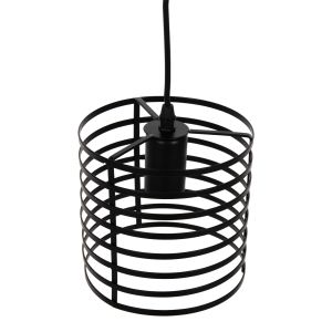 Полилей, черен цилиндричен метален , D16x124hcm Hm4090