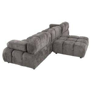 Полиморфен диван Stonehenge Shifter Hm6073,02 текстуриран плат в сив цвят 290x196x76hcm