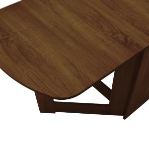 Polymorphic extendable dining table Nadine, wenge color 160x80x76.5cm