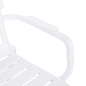 Polypropylene chair Korver Hm6333.01 white 63.5x65x76cm.