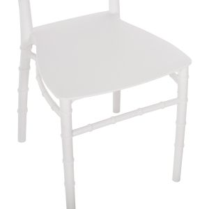 Polypropylene catering chair Hm8058.31 Tiffany in white 39x46x88υεκ.